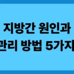 지방간이 생기는 원인과 내가 직접 겪고 알게 된 관리 방법 5가지 알아보기